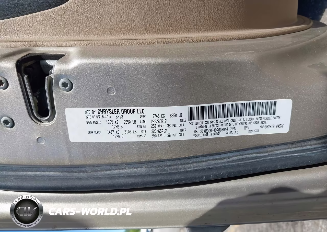 2013 Dodge Grand Caravan Se VIN:2C4RDGBG4DR808944 - 9