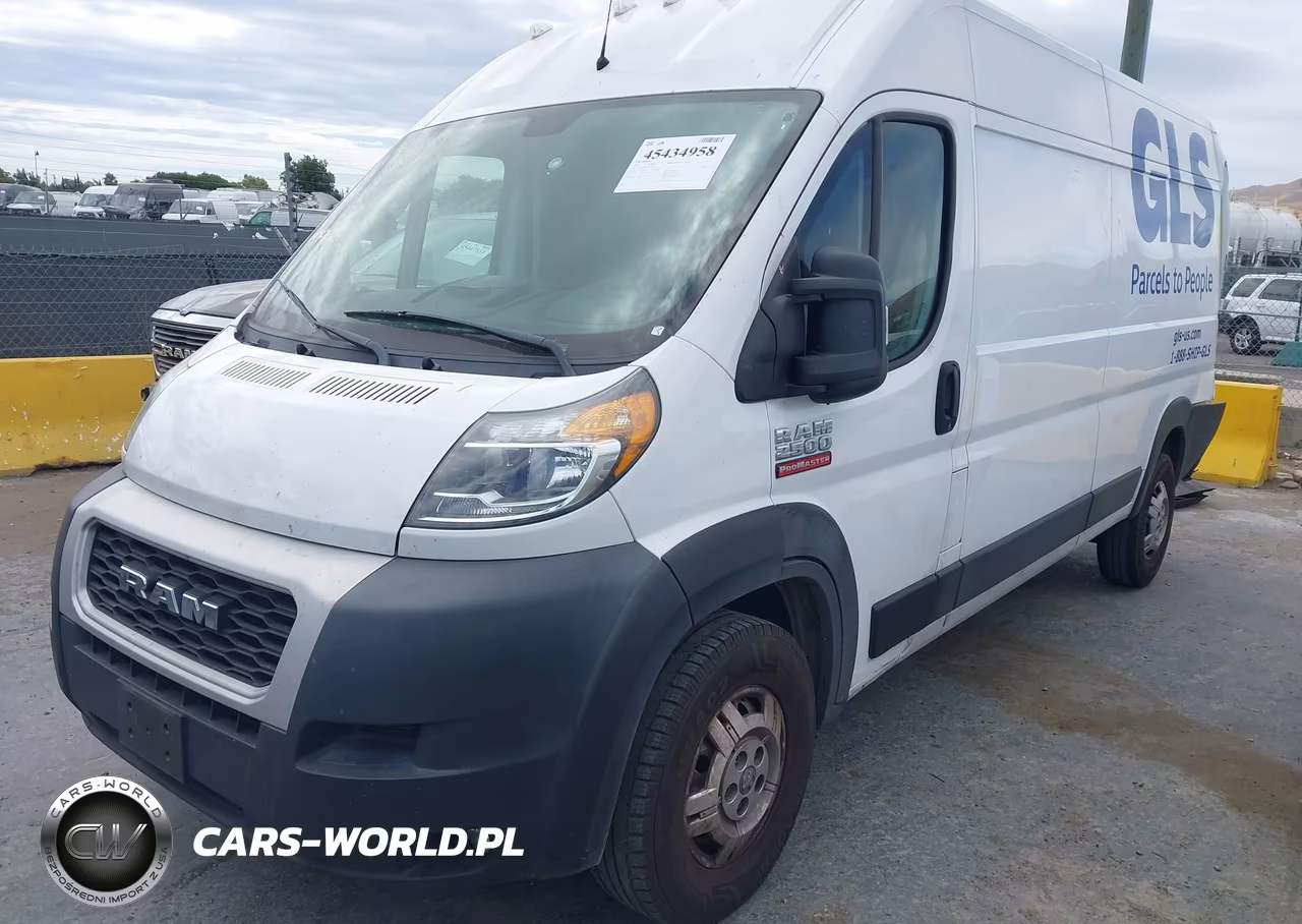 2020 Ram Promaster 2500 High Roof 159 Wb VIN:3C6TRVDG5LE119110 - 2