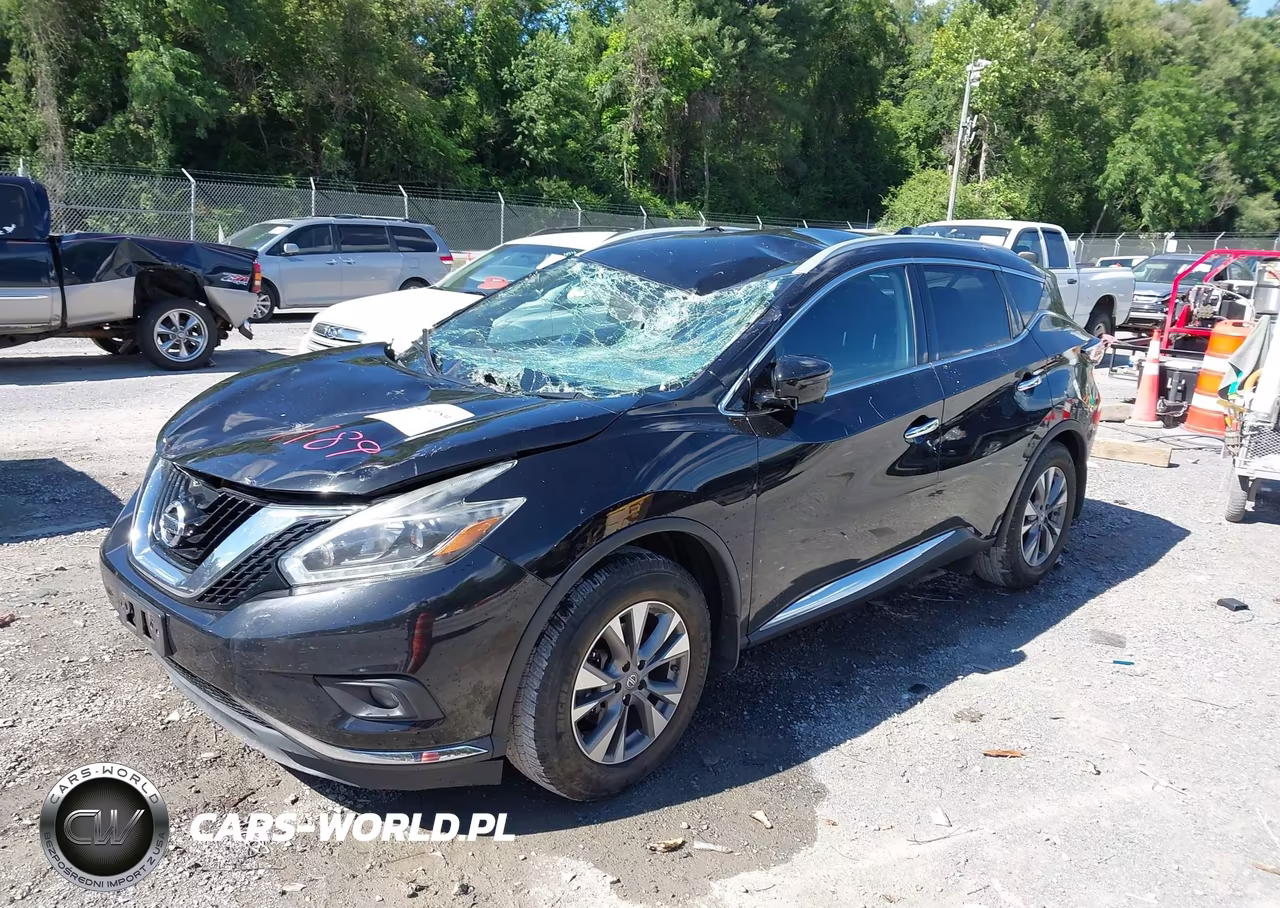 2018 Nissan Murano Sl VIN:5N1AZ2MH0JN164130 - 2