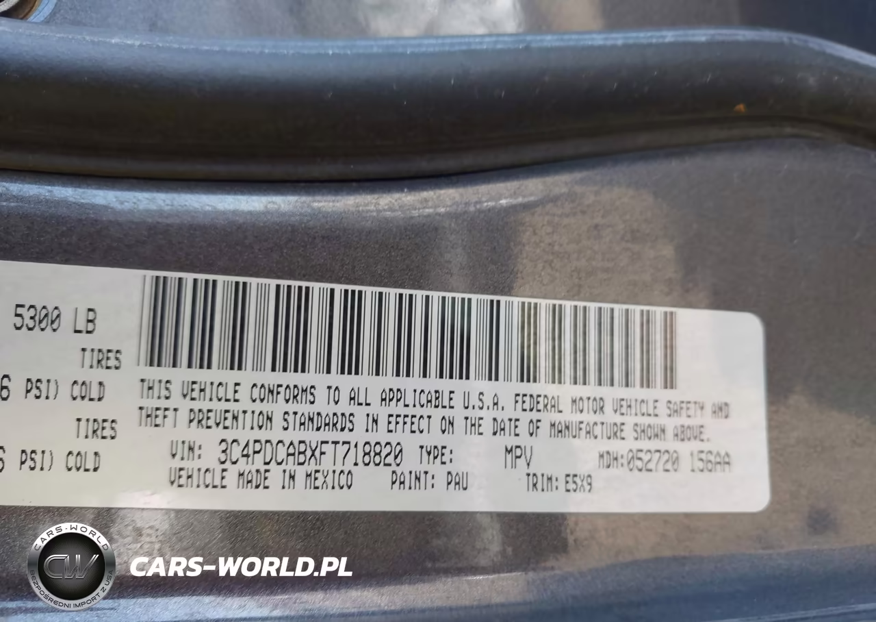 2015 Dodge Journey American Value Pkg VIN:3C4PDCABXFT718820 - 9