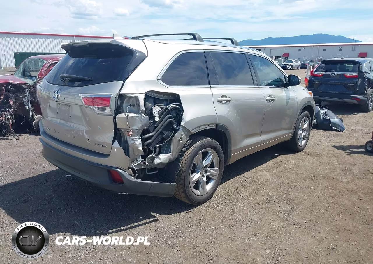 2015 Toyota Highlander Limited V6 VIN:5TDYKRFH6FS116100 - 4