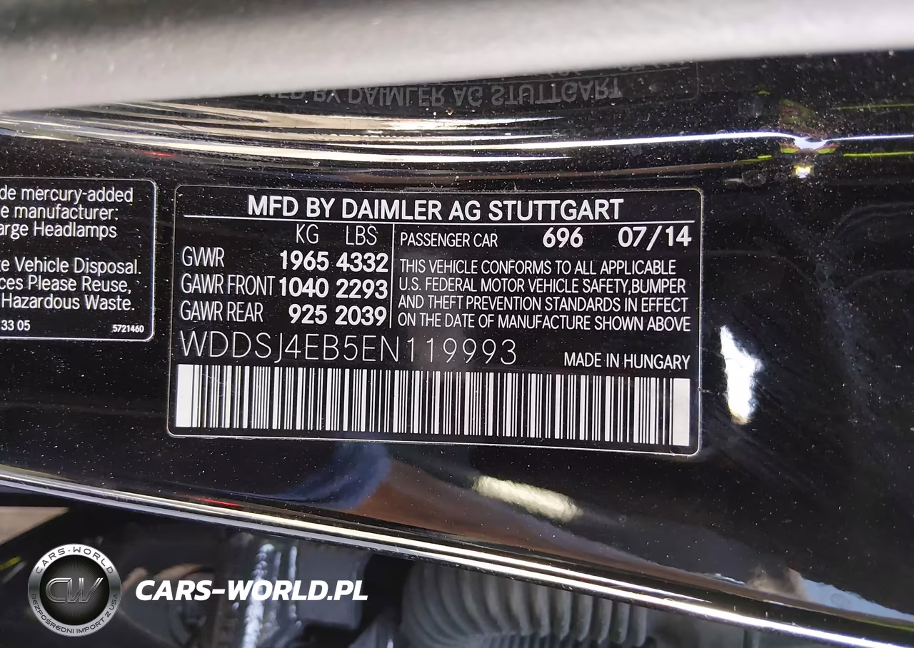 2014 Mercedes-Benz Cla 250 VIN:WDDSJ4EB5EN119993 - 9