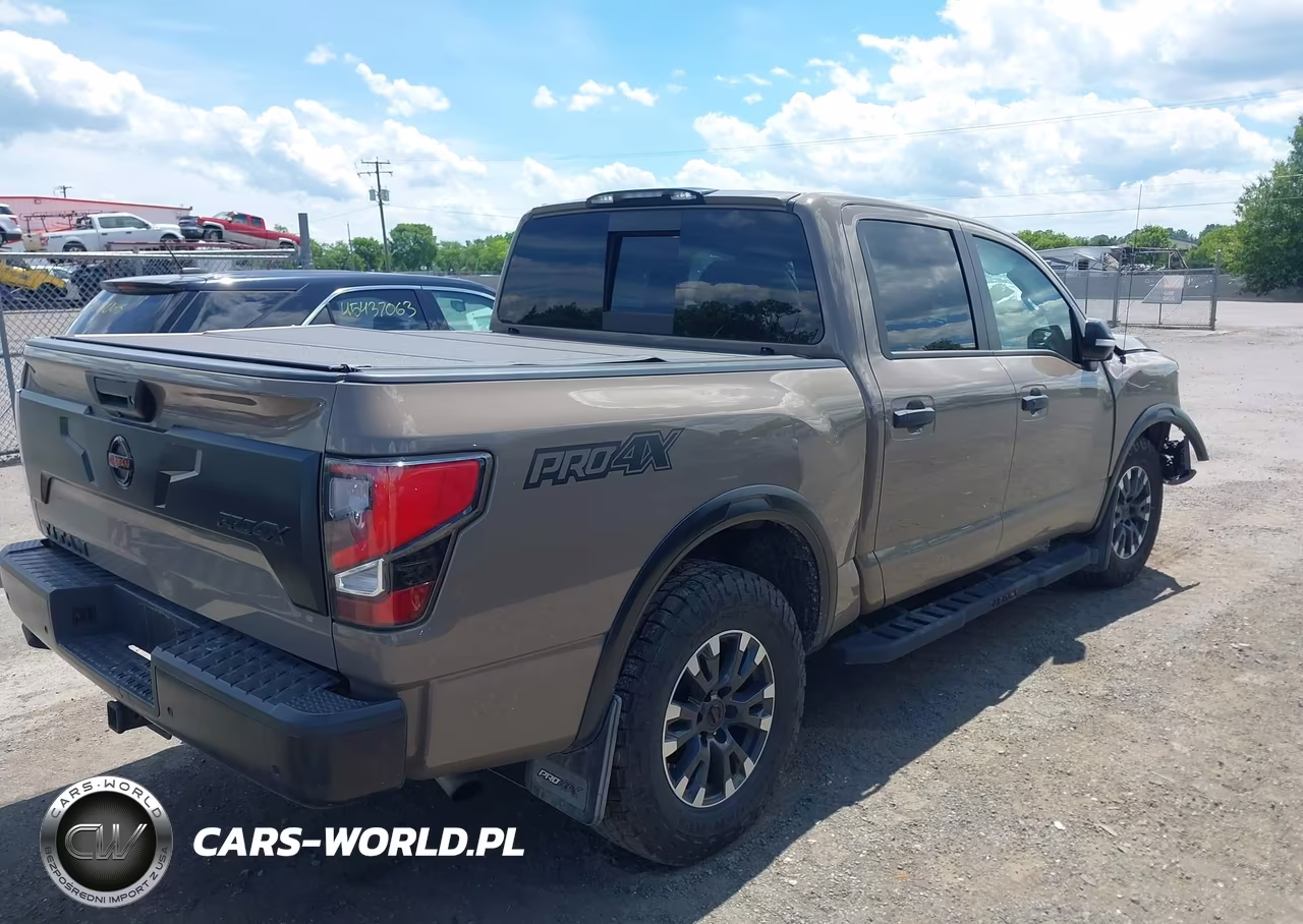 2021 Nissan Titan Pro-4X 4X4 VIN:1N6AA1ED3MN517544 - 4