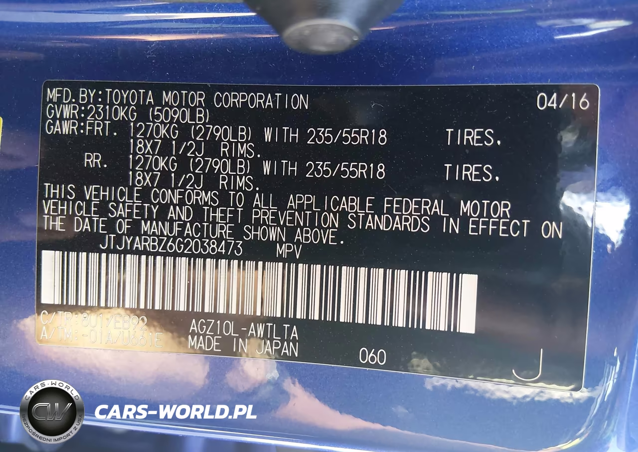 2016 Lexus Nx 200T F Sport VIN:JTJYARBZ6G2038473 - 9