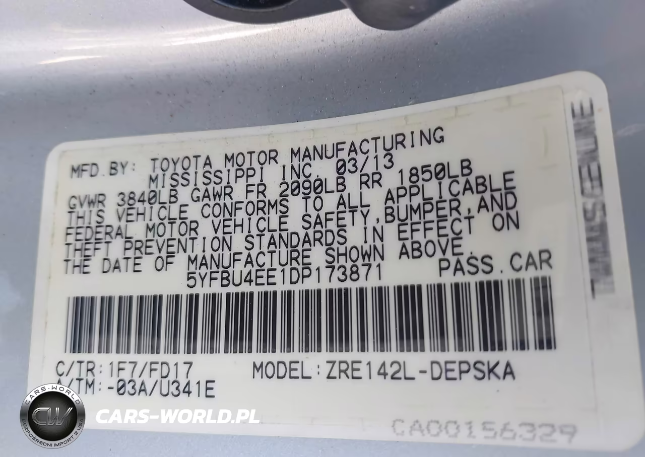 2013 Toyota Corolla S VIN:5YFBU4EE1DP173871 - 9