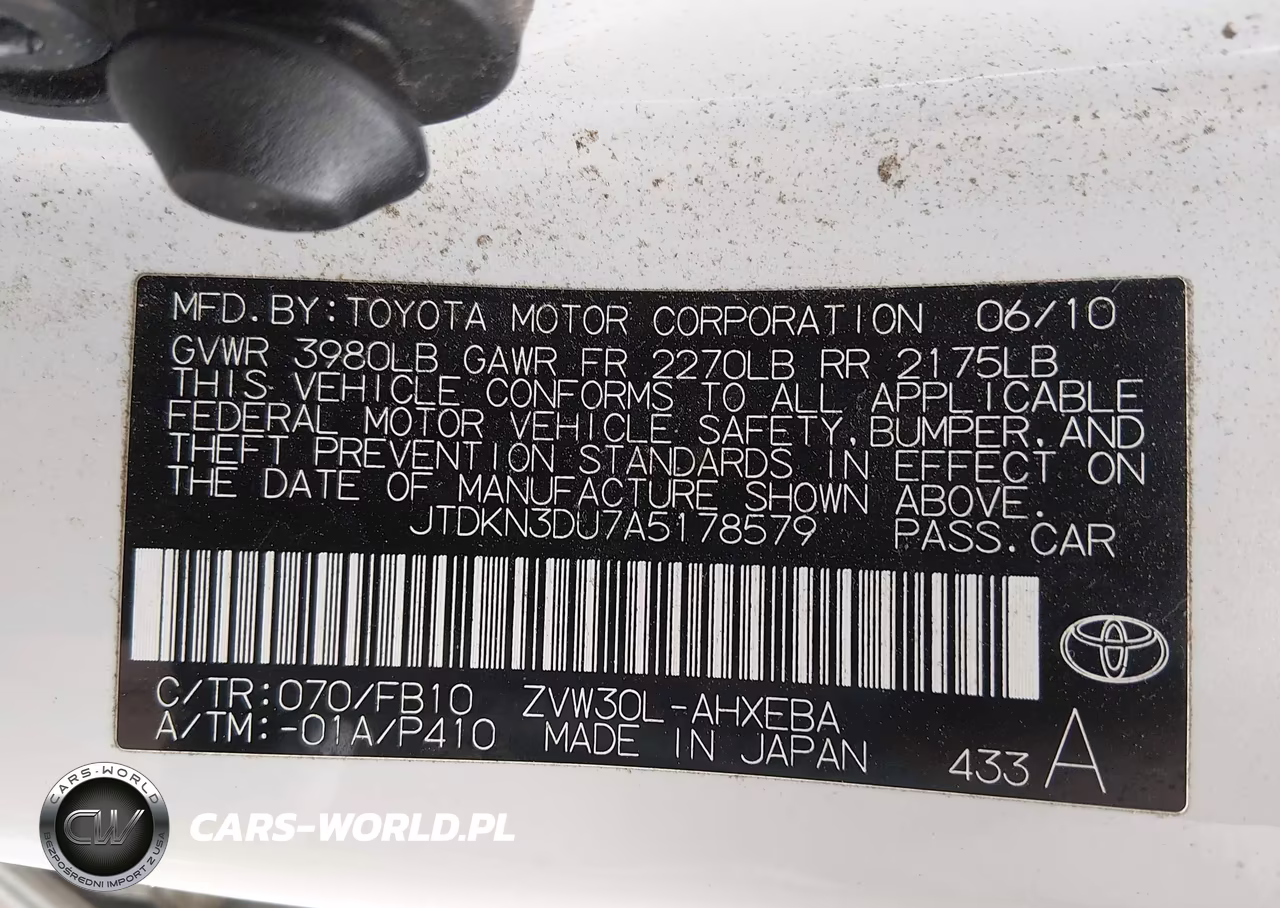 2010 Toyota Prius Iii VIN:JTDKN3DU7A5178579 - 9
