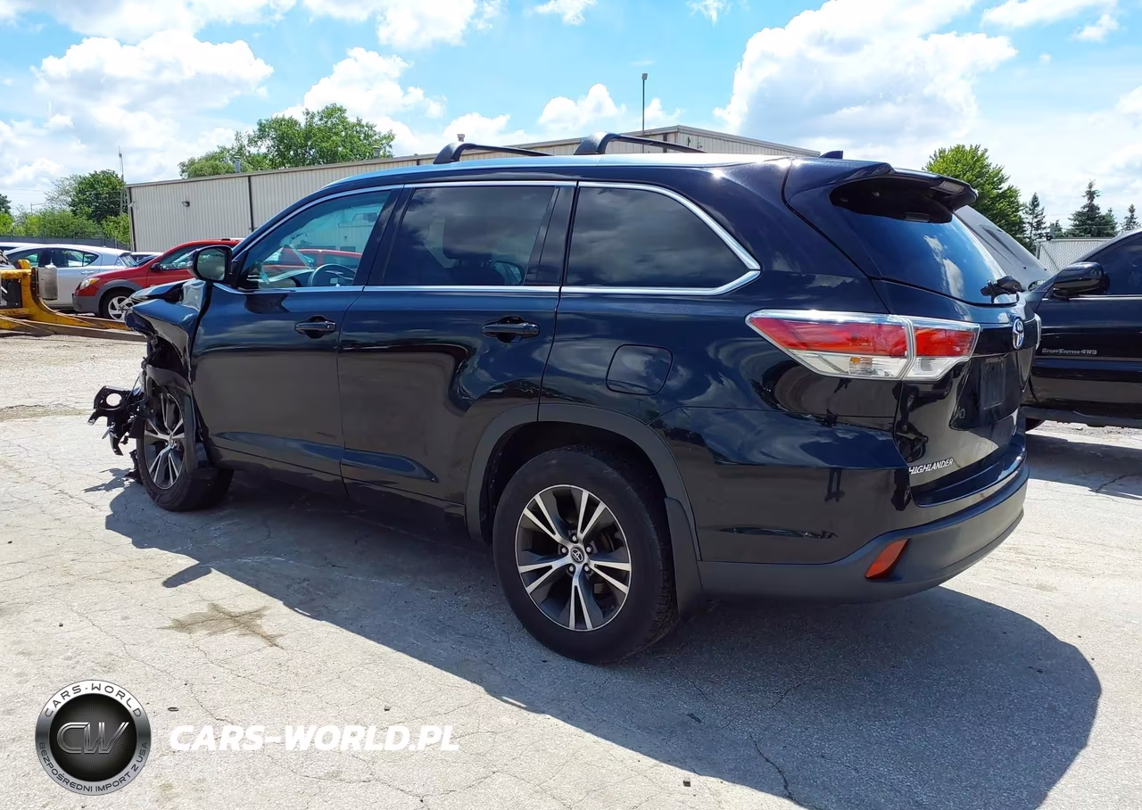 2016 Toyota Highlander Xle V6 VIN:5TDJKRFH3GS346132 - 3