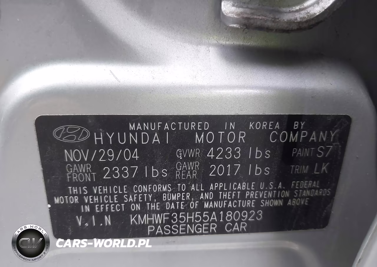 2005 Hyundai Sonata Gls-Lx VIN:KMHWF35H55A180923 - 9