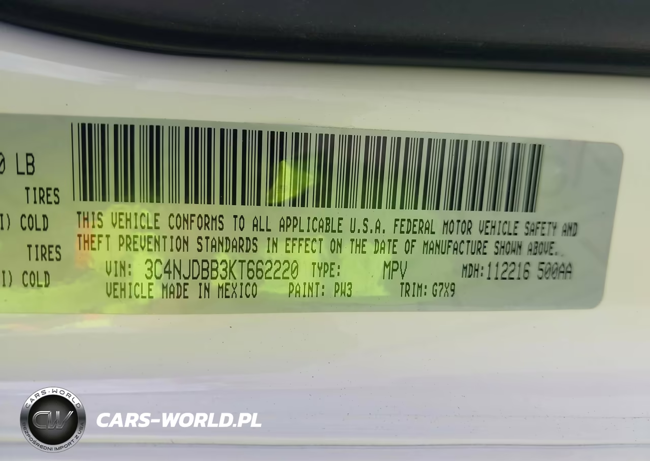 2019 Jeep Compass Latitude 4X4 VIN:3C4NJDBB3KT662220 - 9