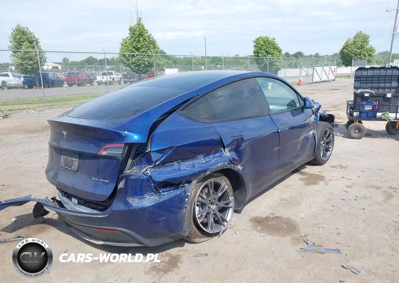 2024 Tesla Model Y Long Range Dual Motor All-Wheel Drive VIN:7SAYGAEEXRF206209 - 4