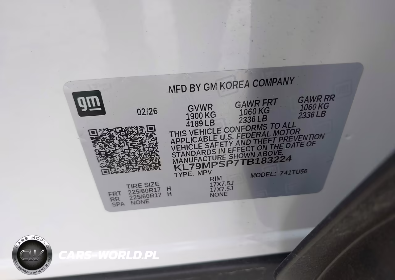 2026 Chevrolet Trailblazer Fwd Lt VIN:KL79MPSP7TB183224 - 9