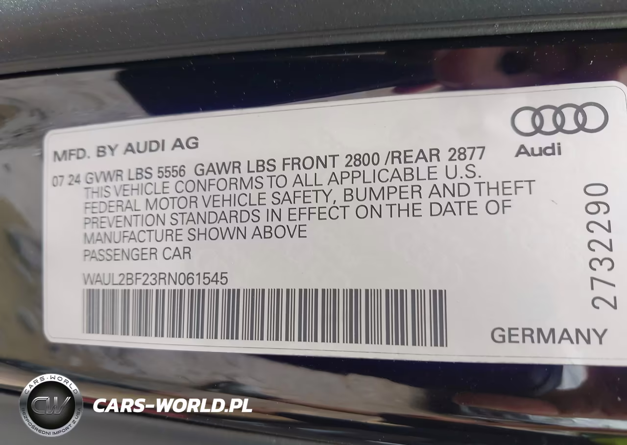 2024 Audi A6 Premium Plus 55 Tfsi Quattro S Tronic VIN:WAUL2BF23RN061545 - 9