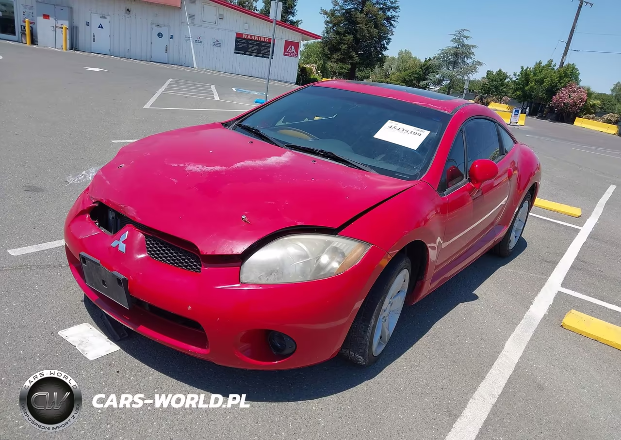 2006 Mitsubishi Eclipse Gs VIN:4A3AK24F06E006625 - 2