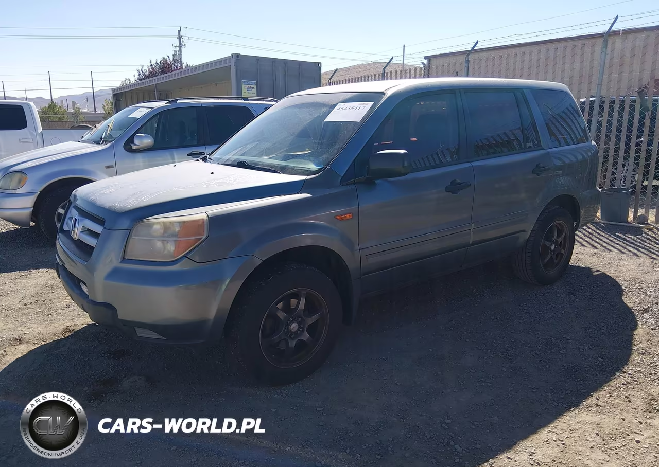 2007 Honda Pilot Lx VIN:2HKYF18187H527544 - 2