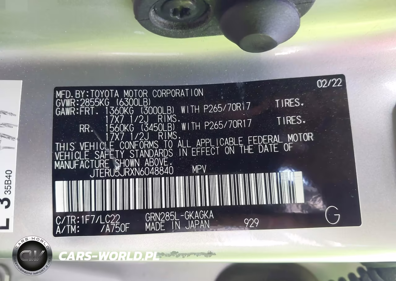 2022 Toyota 4Runner Trd Off Road Premium VIN:JTERU5JRXN6048840 - 9
