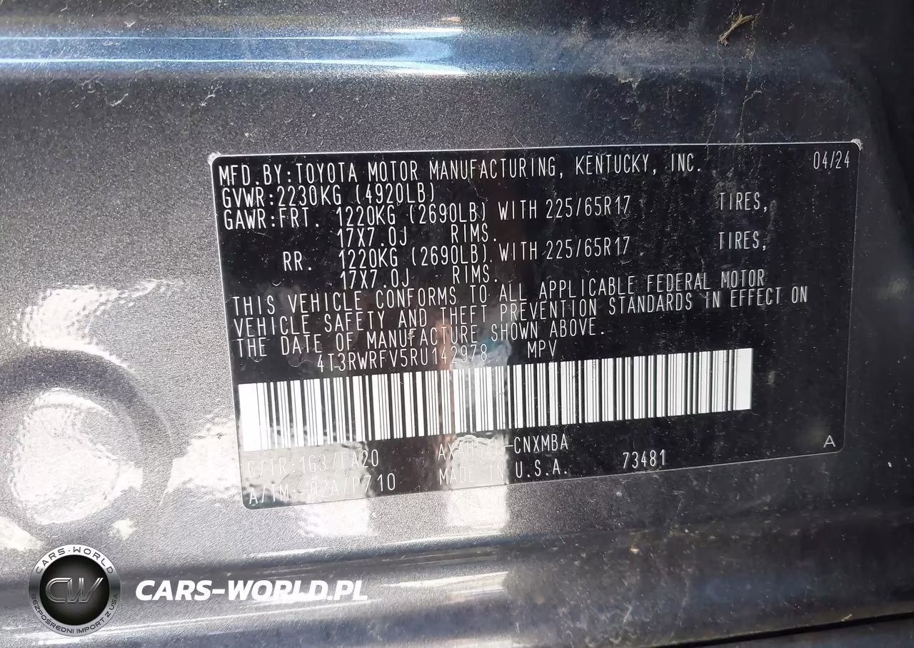 2024 Toyota Rav4 Hybrid Xle VIN:4T3RWRFV5RU142978 - 9