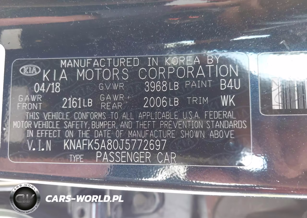 2018 Kia Forte Lx VIN:KNAFK5A80J5772697 - 9