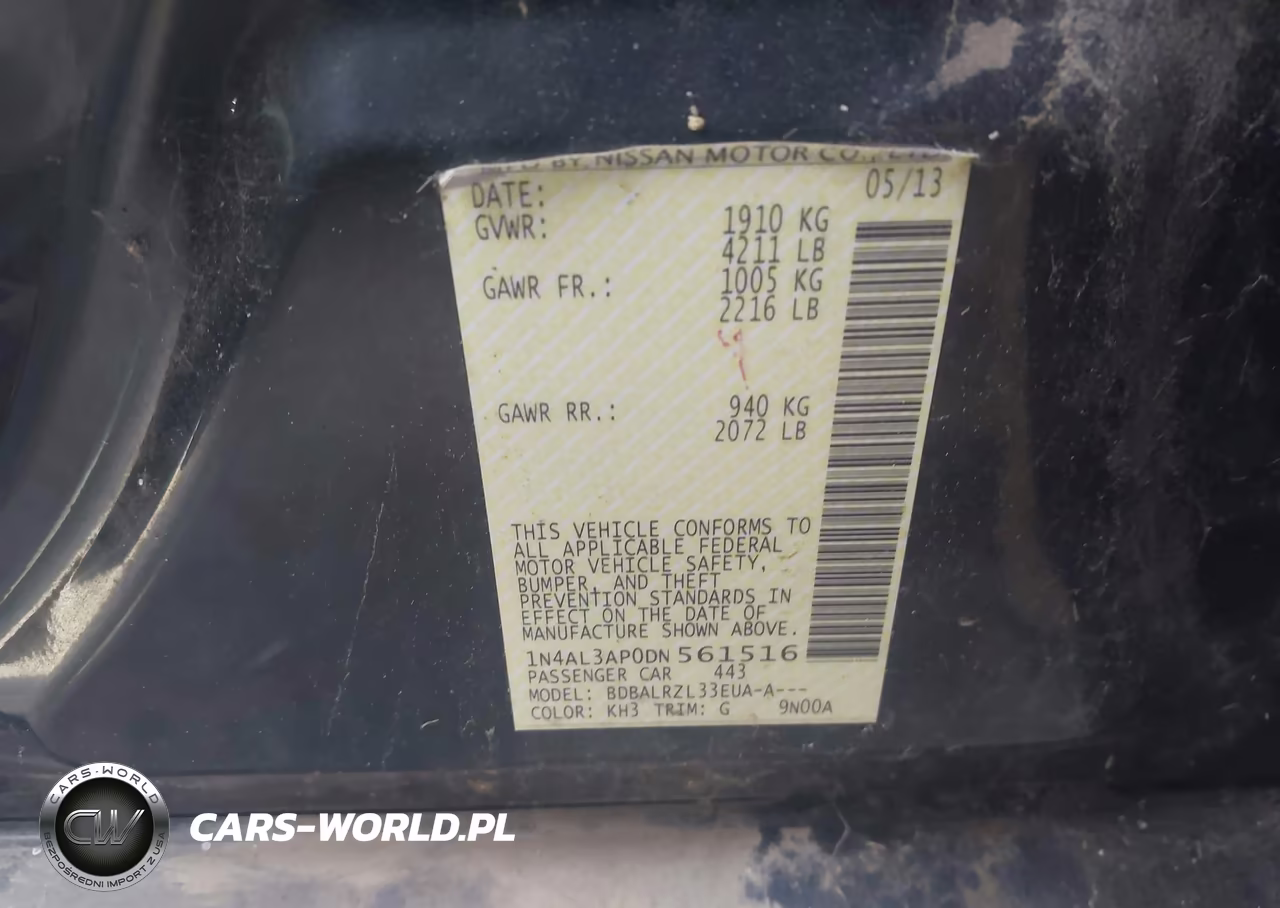 2013 Nissan Altima 2.5 S VIN:1N4AL3AP0DN561516 - 9