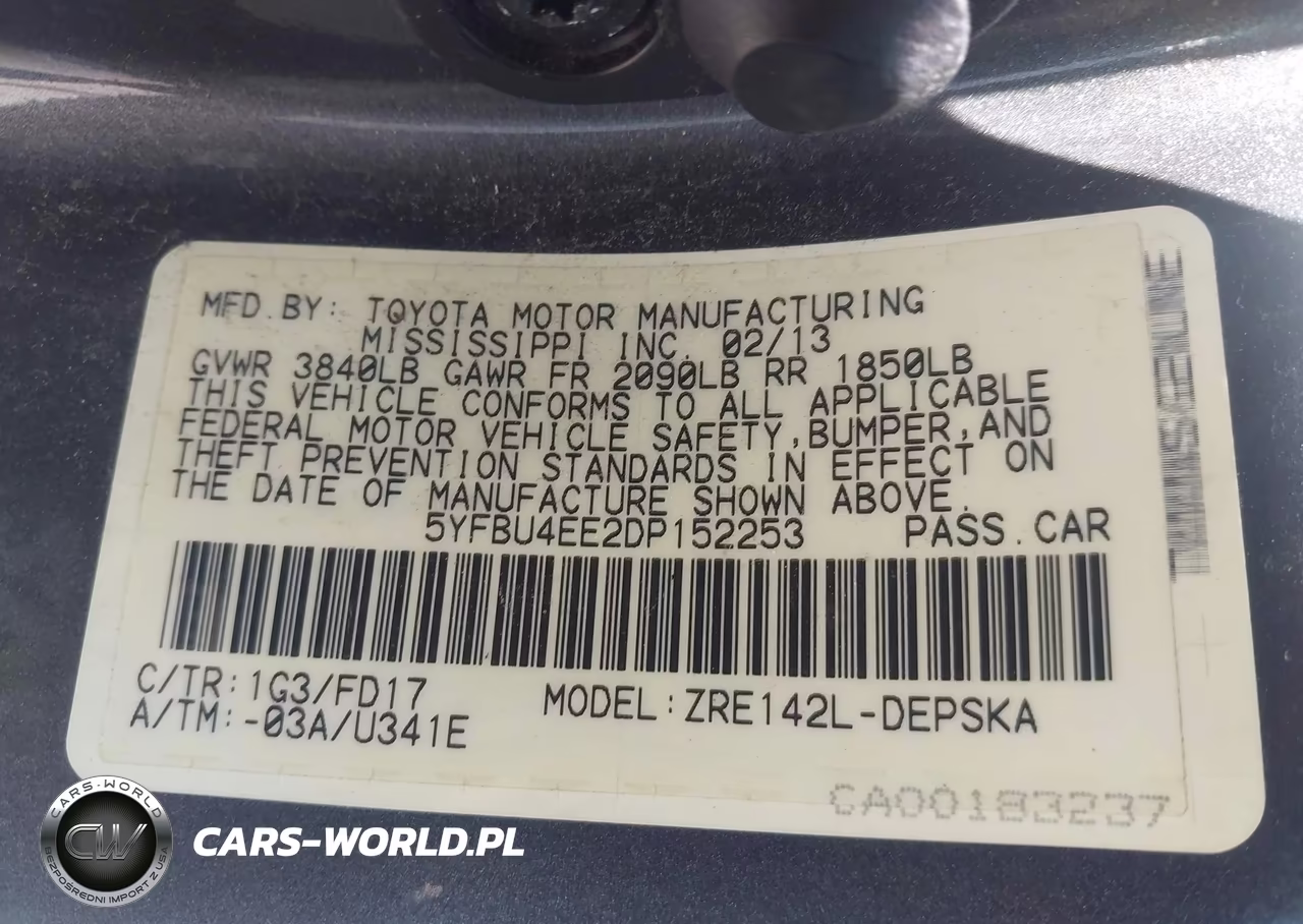 2013 Toyota Corolla S VIN:5YFBU4EE2DP152253 - 9