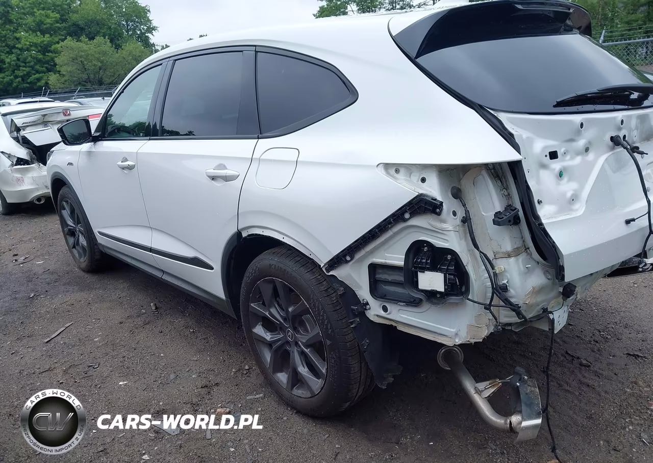 2022 Acura Mdx A-Spec Package VIN:5J8YE1H00NL050628 - 3