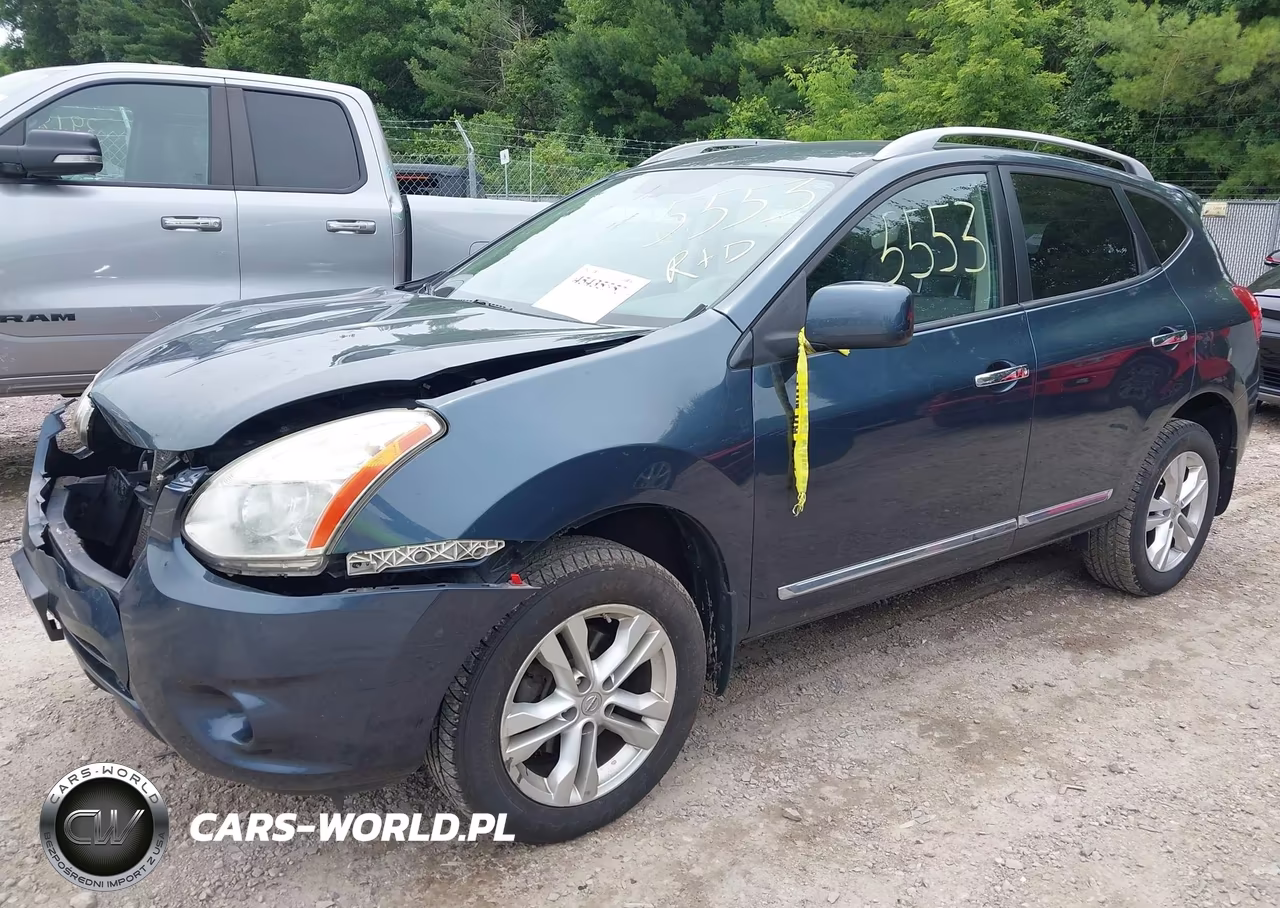 2013 Nissan Rogue Sv VIN:JN8AS5MV1DW122620 - 2