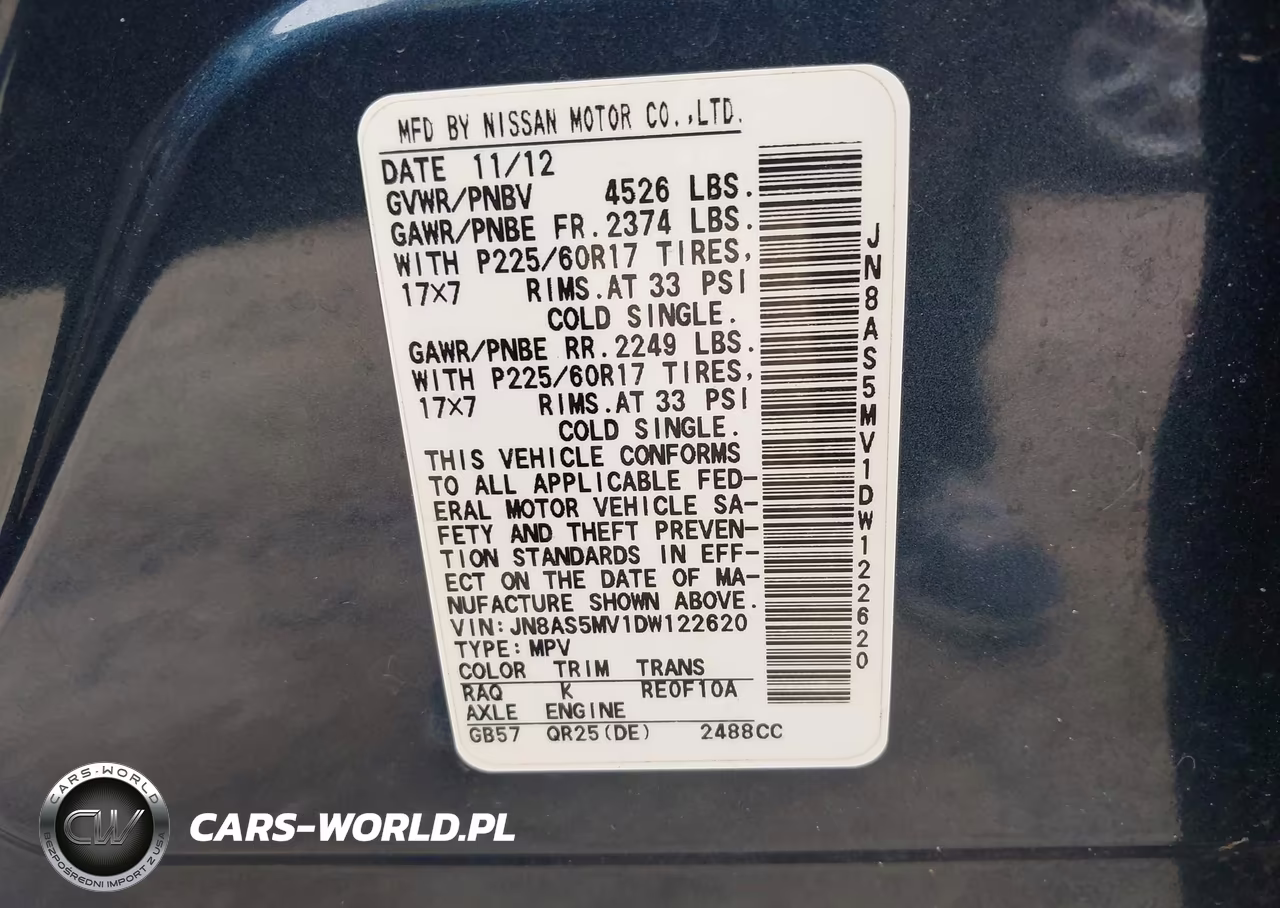 2013 Nissan Rogue Sv VIN:JN8AS5MV1DW122620 - 9