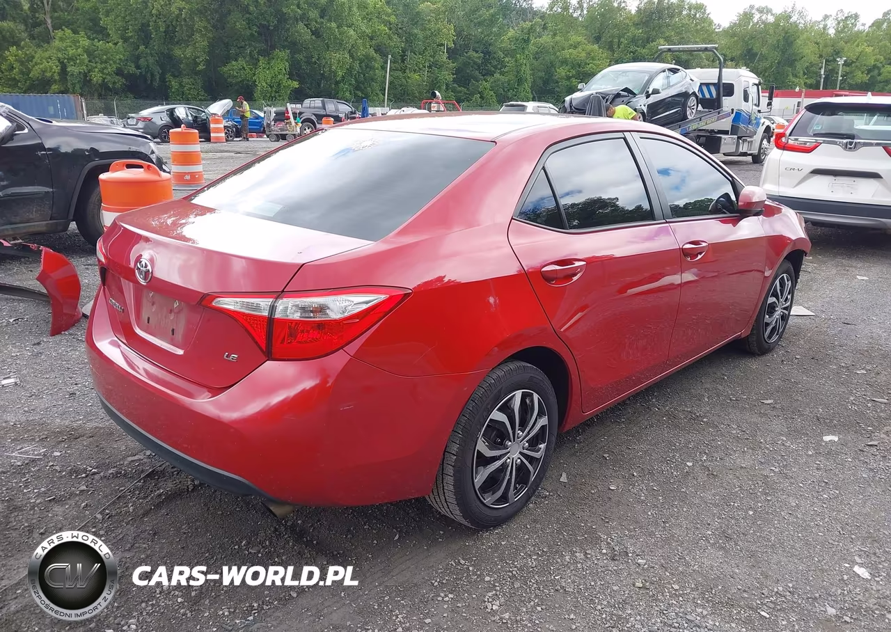 2015 Toyota Corolla Le VIN:2T1BURHE0FC231769 - 4