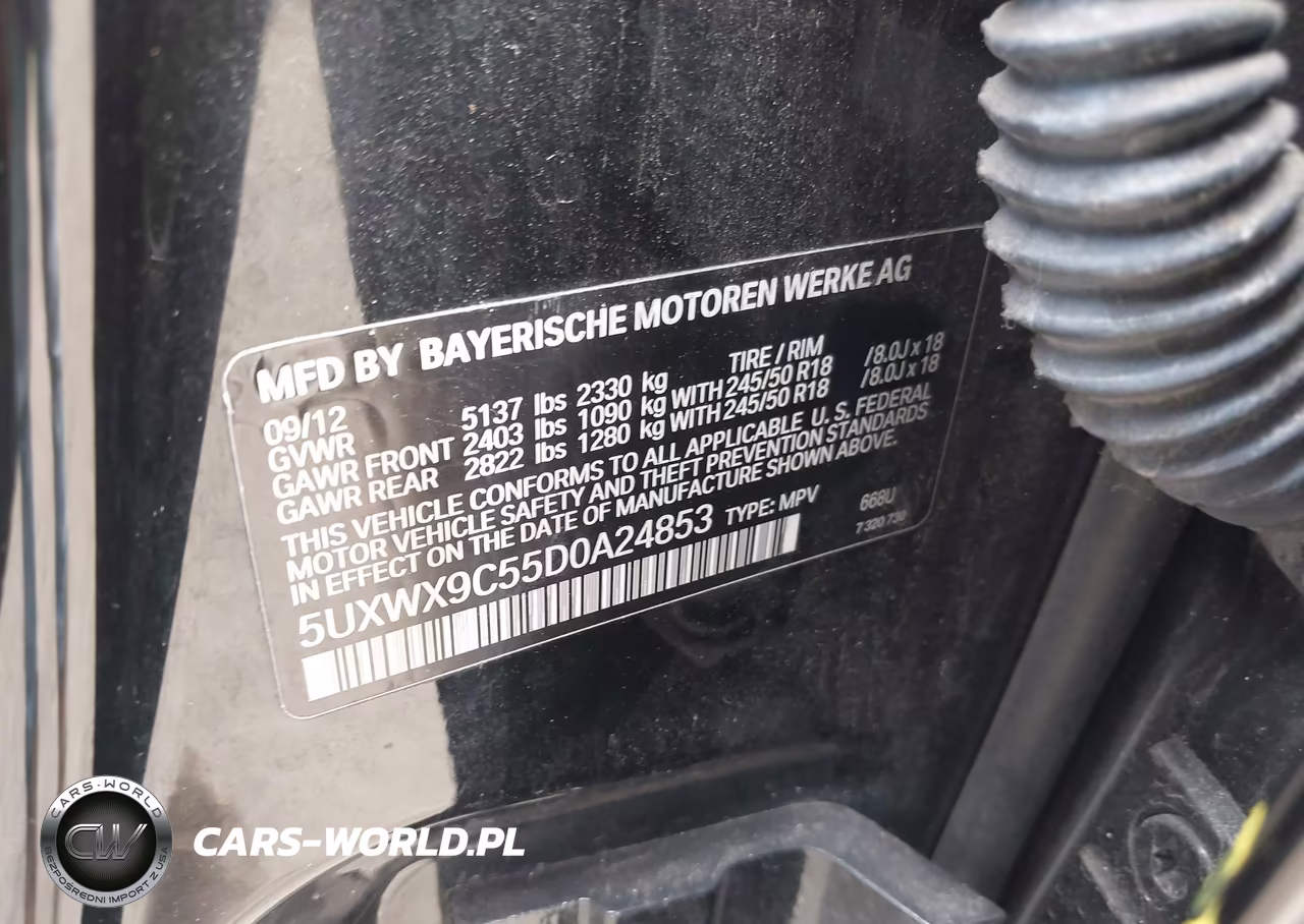 2013 BMW X3 xDrive28I VIN:5UXWX9C55D0A24853 - 9