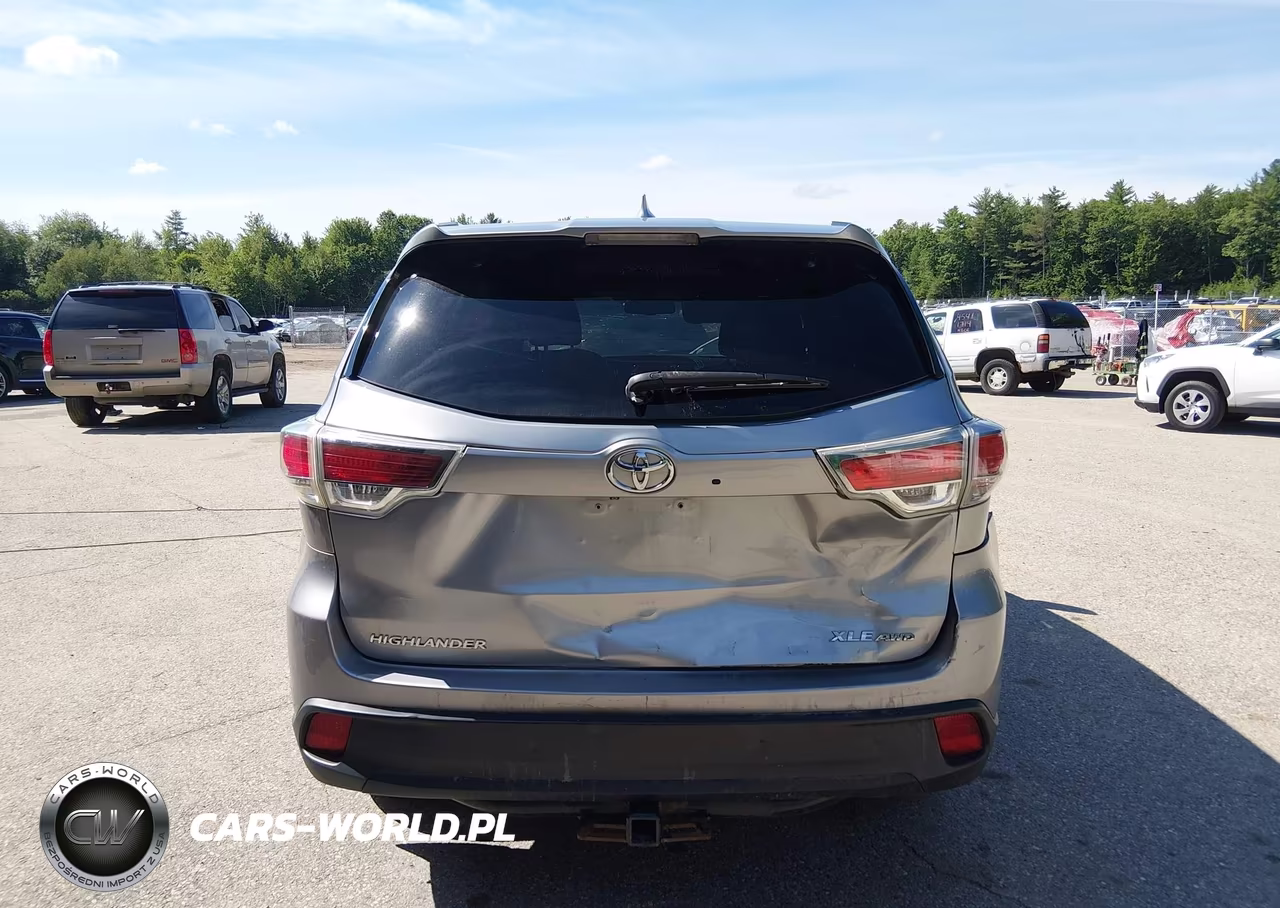 2015 Toyota Highlander Xle V6 VIN:5TDJKRFHXFS158139 - 16