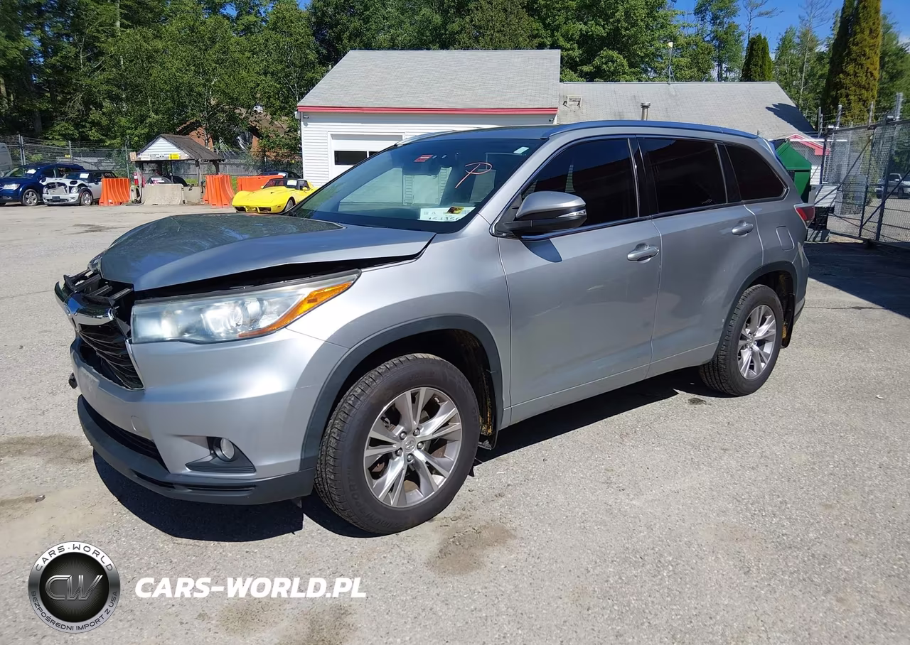 2015 Toyota Highlander Xle V6 VIN:5TDJKRFHXFS158139 - 2