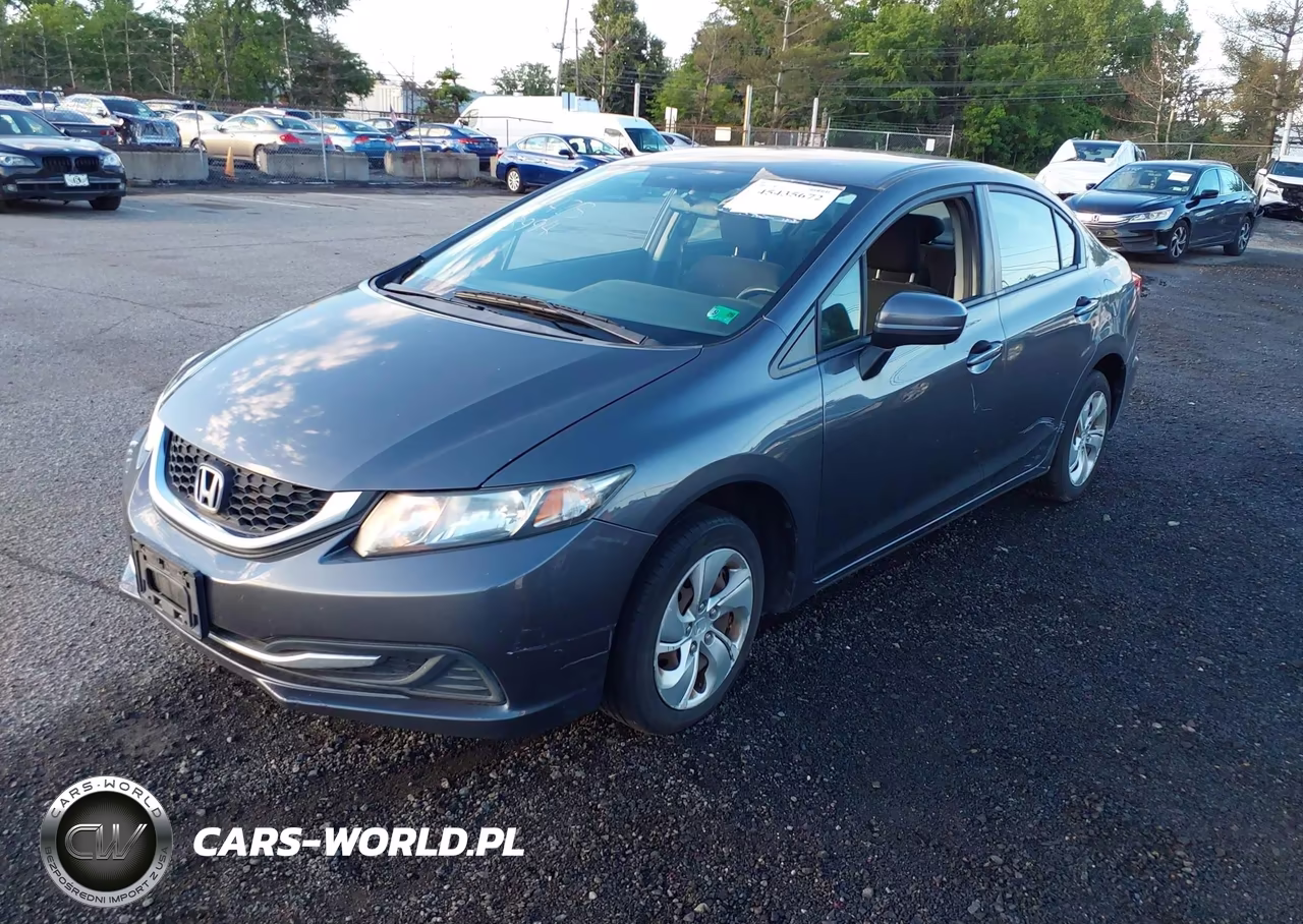 2014 Honda Civic Lx VIN:2HGFB2F55EH559843 - 2