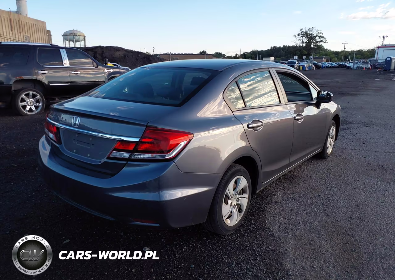 2014 Honda Civic Lx VIN:2HGFB2F55EH559843 - 4