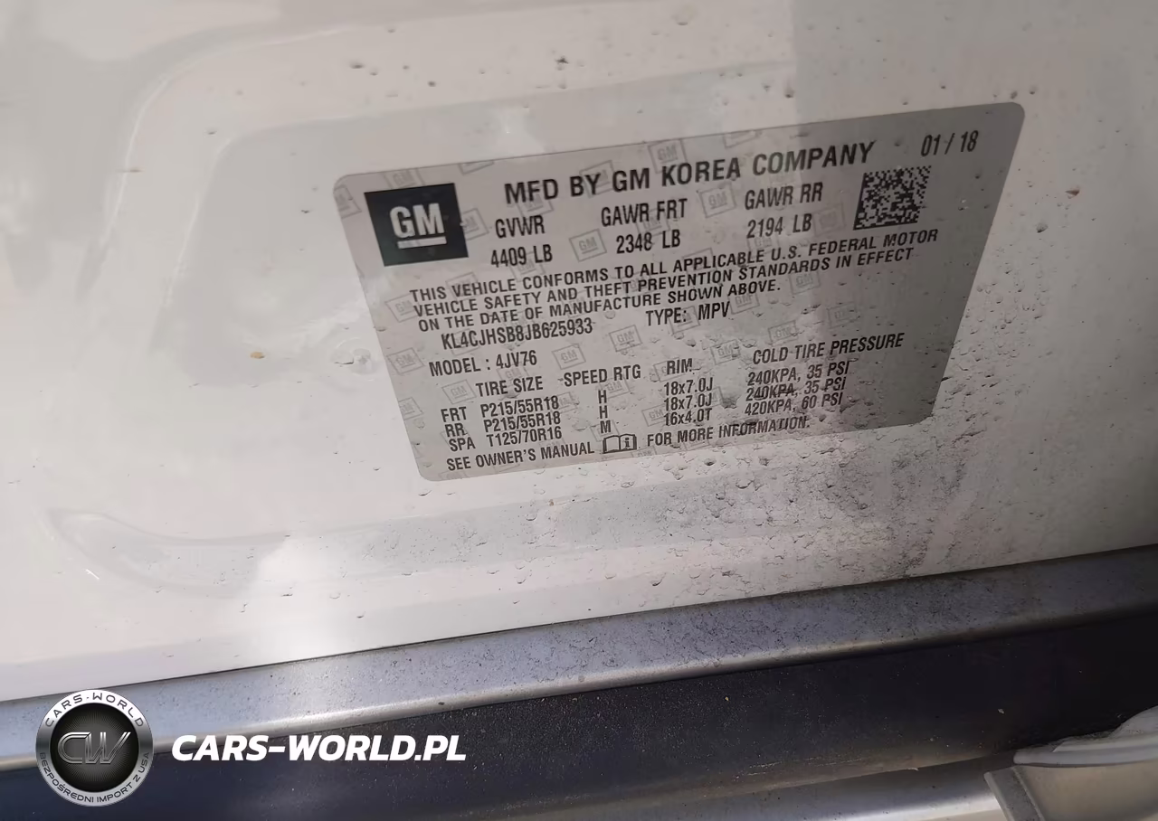 2018 Buick Encore Premium VIN:KL4CJHSB8JB625933 - 9