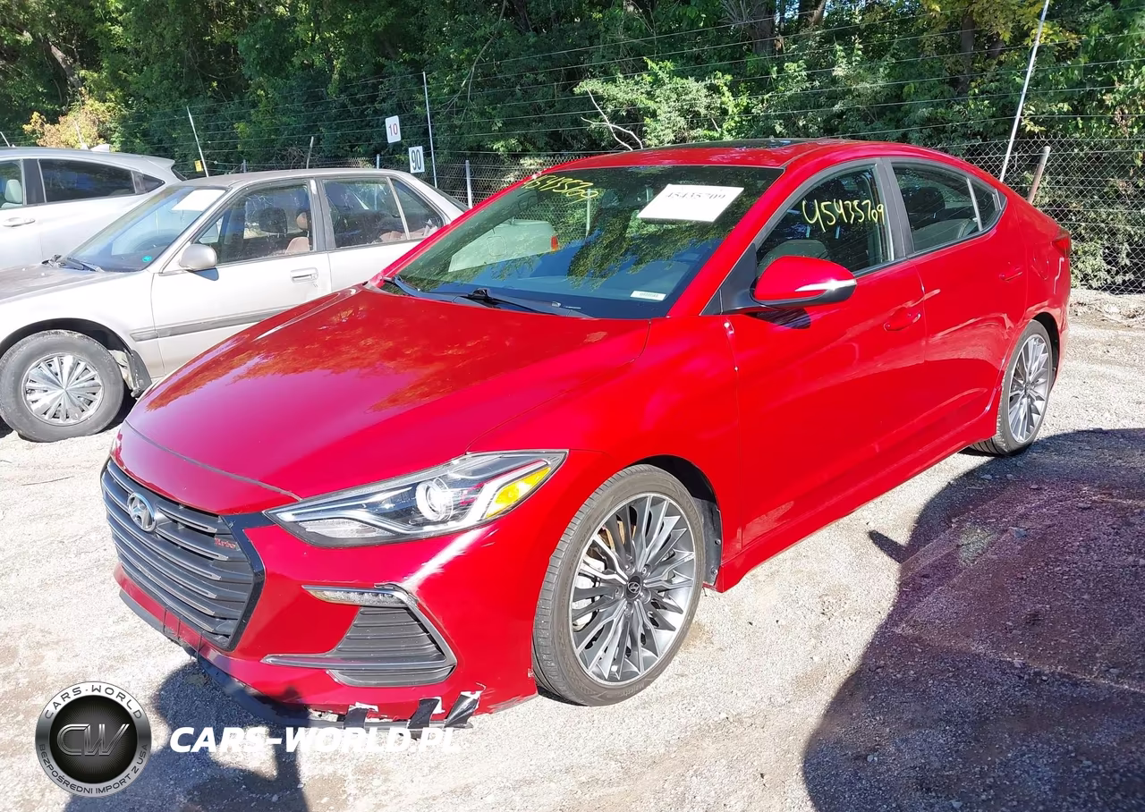 2018 Hyundai Elantra Sport VIN:KMHD04LB9JU530236 - 2