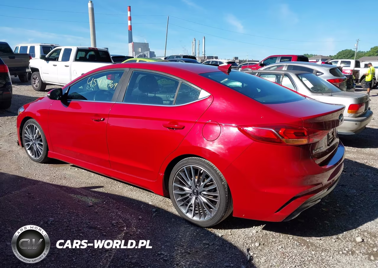 2018 Hyundai Elantra Sport VIN:KMHD04LB9JU530236 - 3