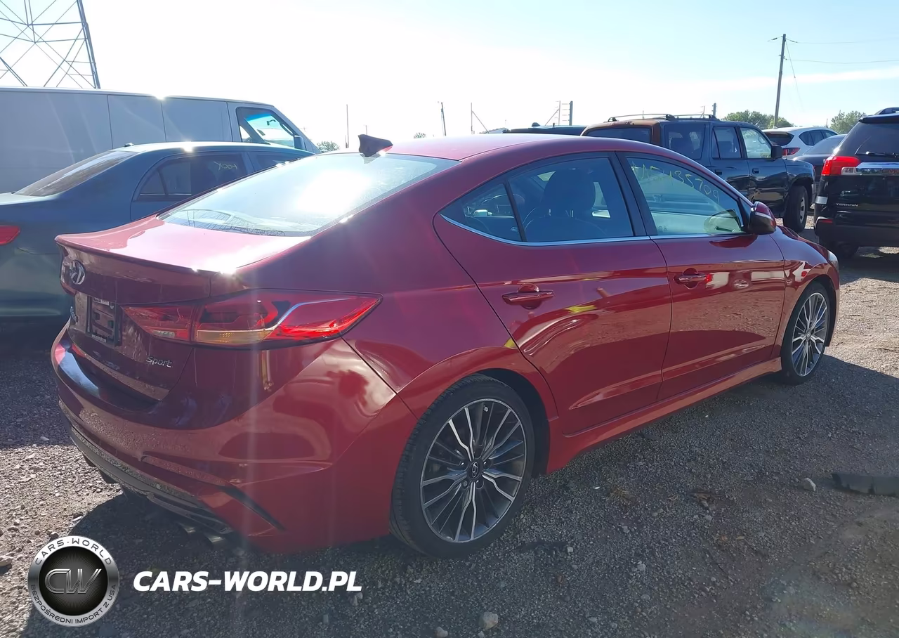 2018 Hyundai Elantra Sport VIN:KMHD04LB9JU530236 - 4