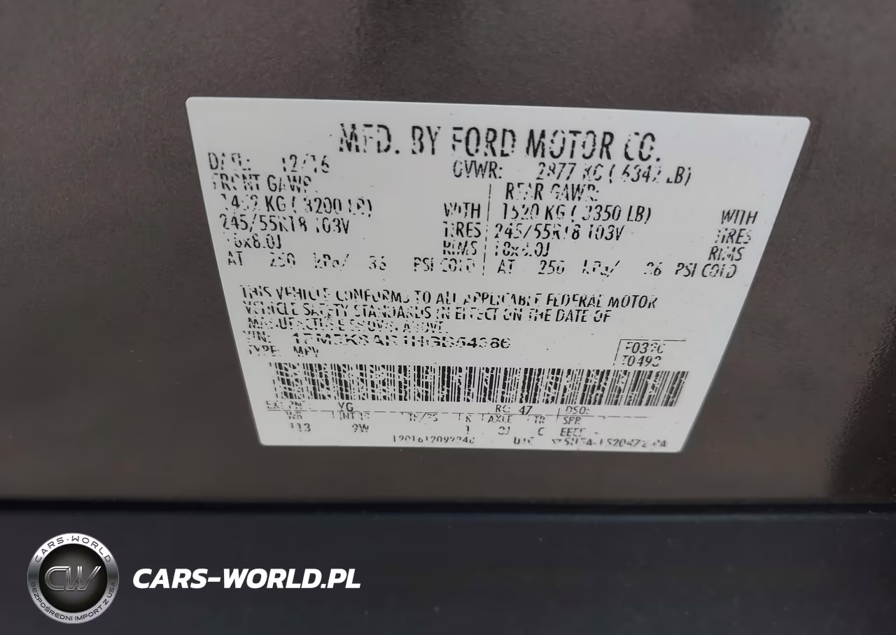 2017 Ford Utility Police Interceptor VIN:1FM5K8AR1HGB54386 - 9