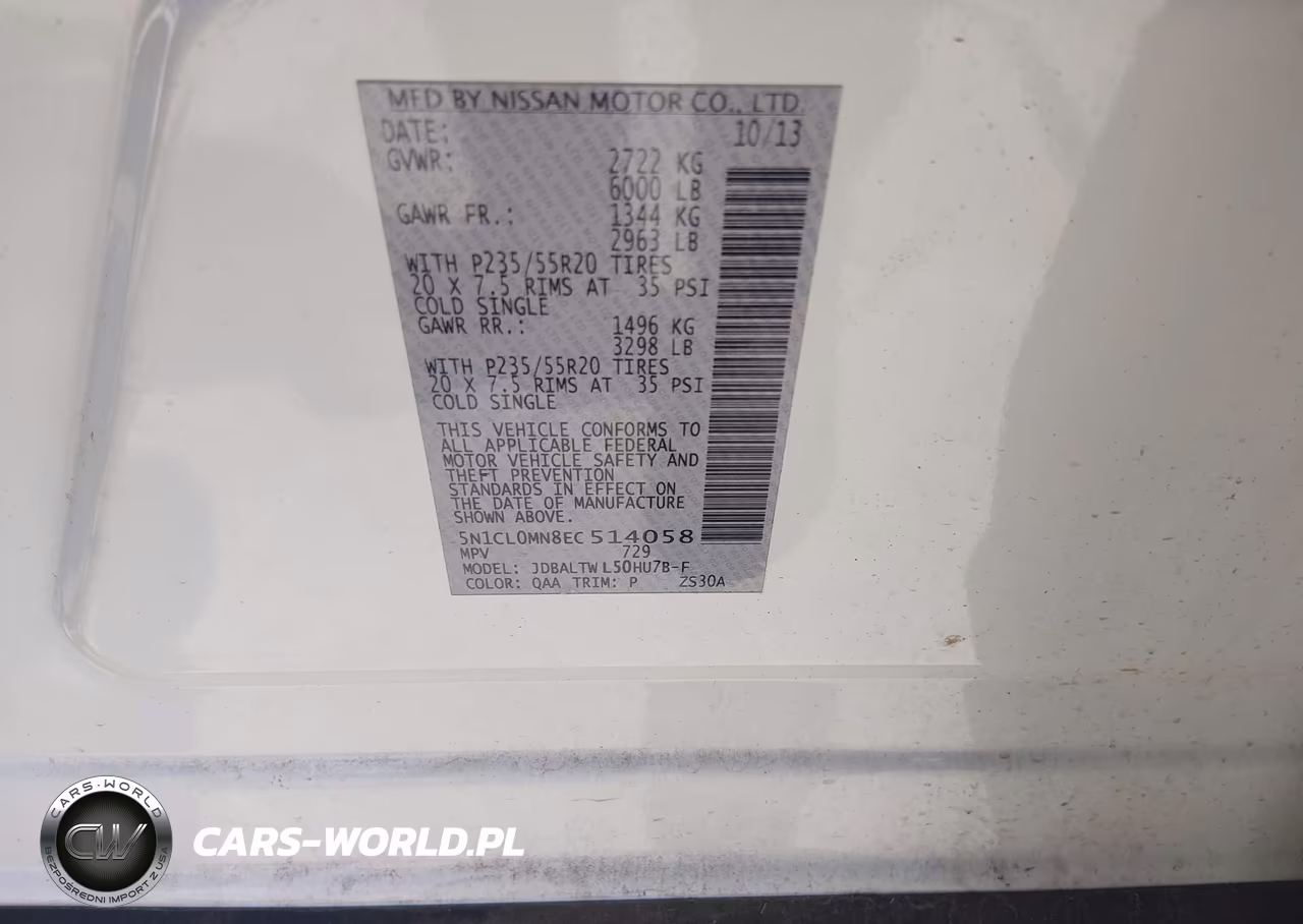 2014 Infiniti Qx60 Hybrid VIN:5N1CL0MN8EC514058 - 9