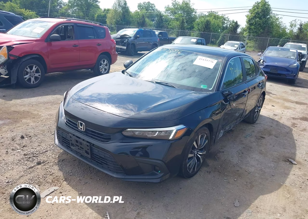 2022 Honda Civic Ex VIN:JHMFE1F77NX001830 - 2
