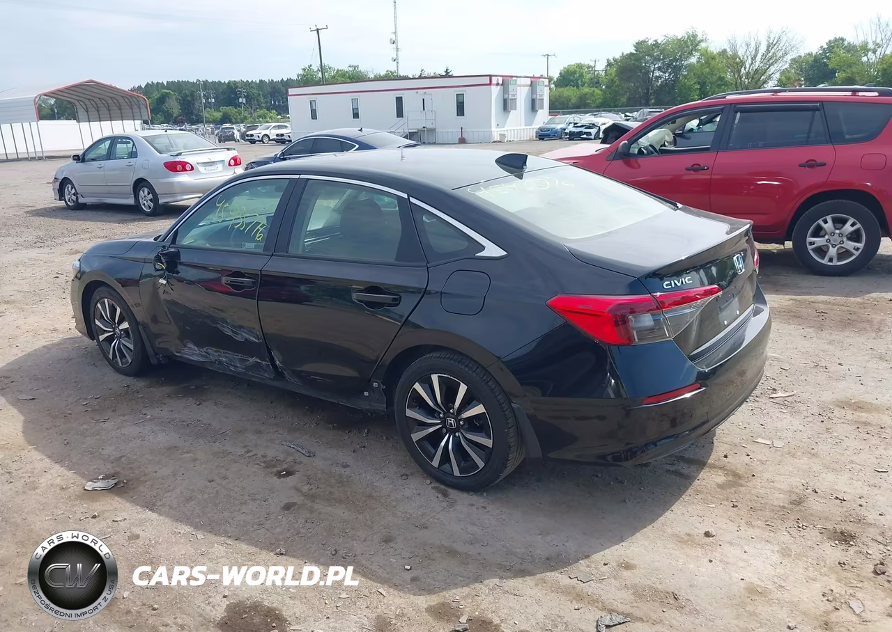 2022 Honda Civic Ex VIN:JHMFE1F77NX001830 - 3