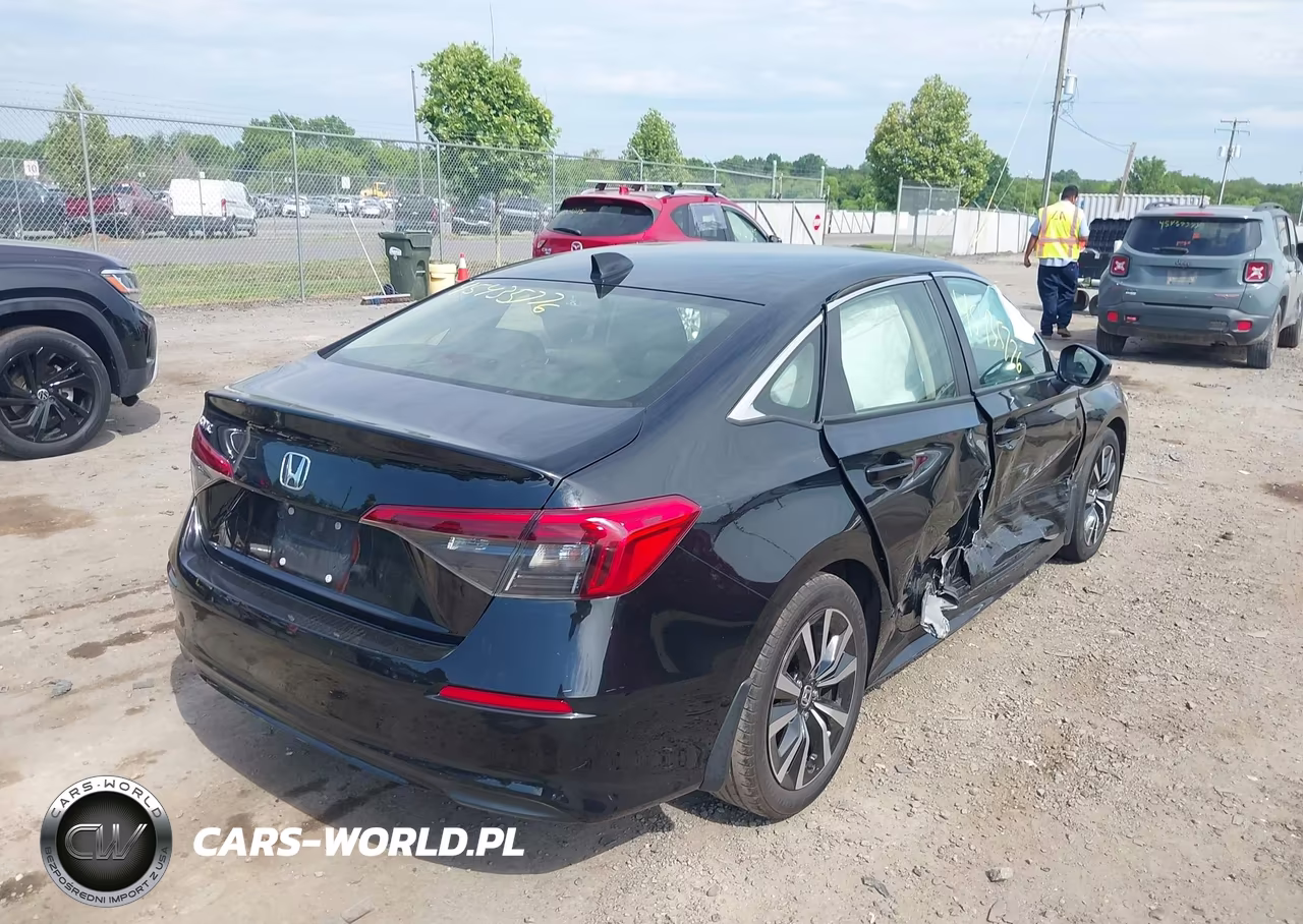 2022 Honda Civic Ex VIN:JHMFE1F77NX001830 - 4