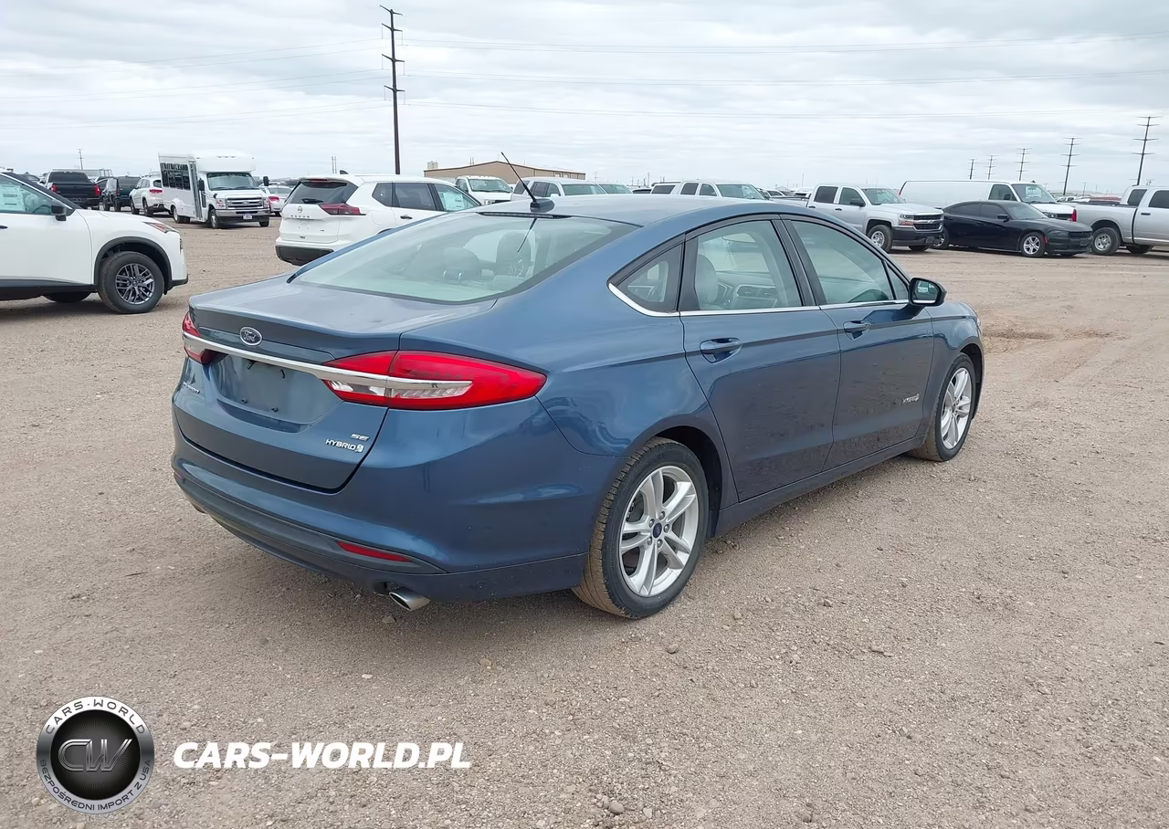 2018 Ford Fusion Hybrid Se VIN:3FA6P0LU1JR212725 - 4