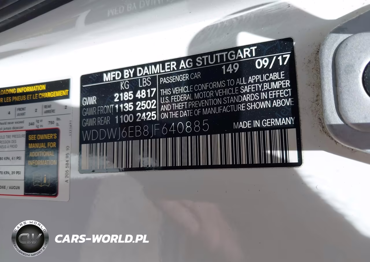 2018 Mercedes-Benz Amg C 43 4Matic VIN:WDDWJ6EB8JF640885 - 9