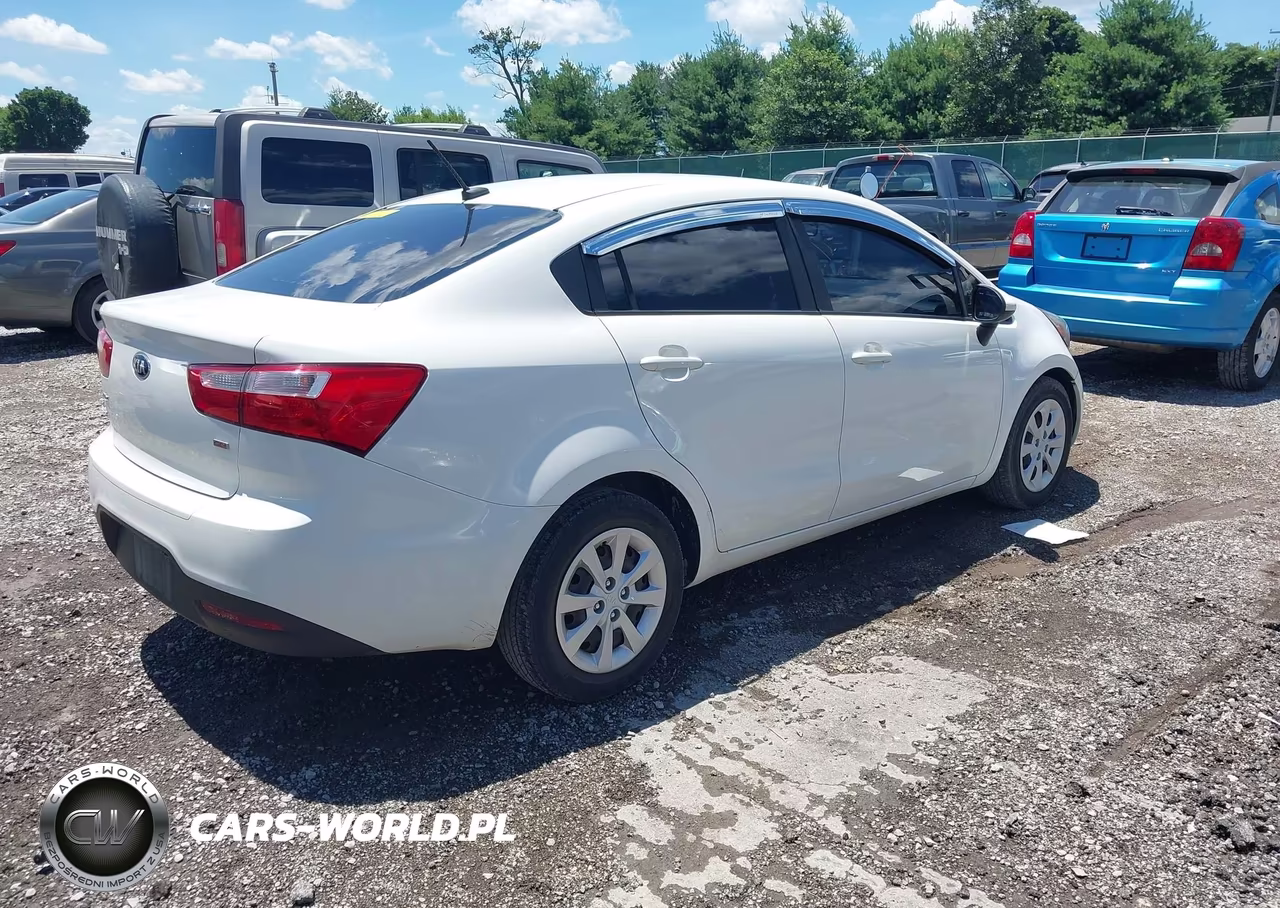 2015 Kia Rio Lx VIN:KNADM4A3XF6454250 - 4