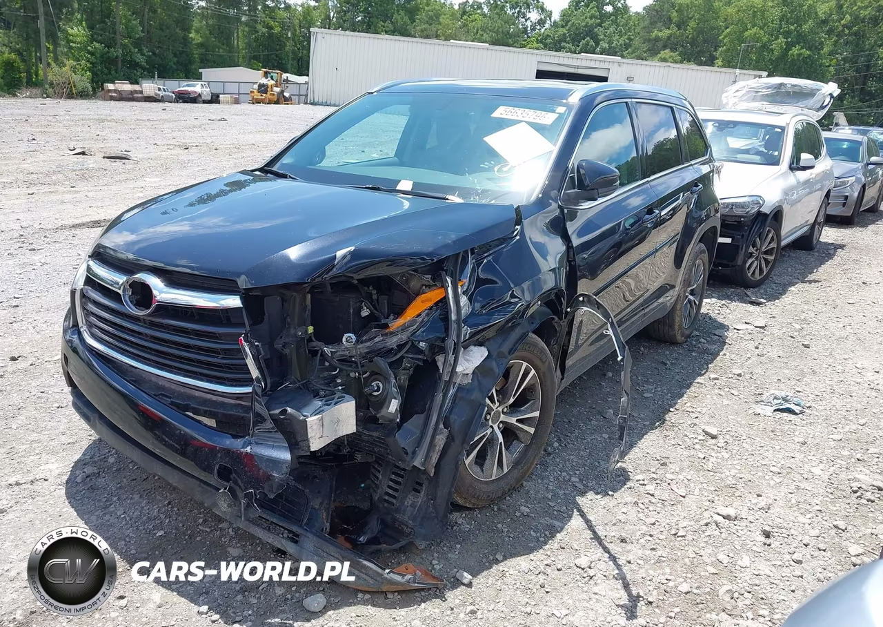 2016 Toyota Highlander Xle V6 VIN:5TDKKRFH2GS504075 - 2