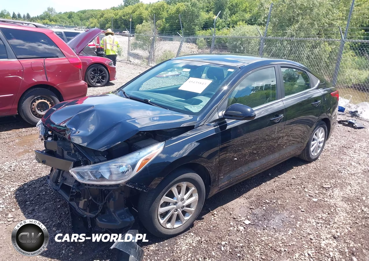 2022 Hyundai Accent Sel VIN:3KPC24A68NE177539 - 2