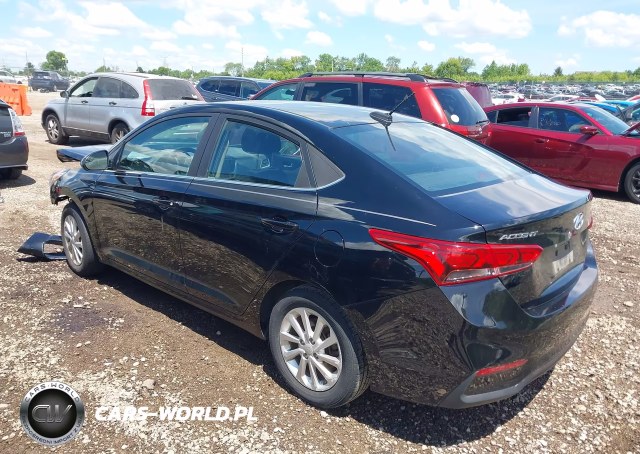 2022 Hyundai Accent Sel VIN:3KPC24A68NE177539 - 3