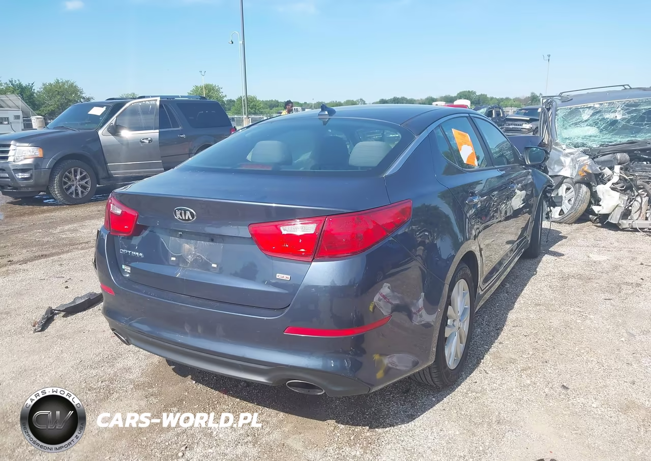 2015 Kia Optima Lx VIN:5XXGM4A77FG440665 - 4