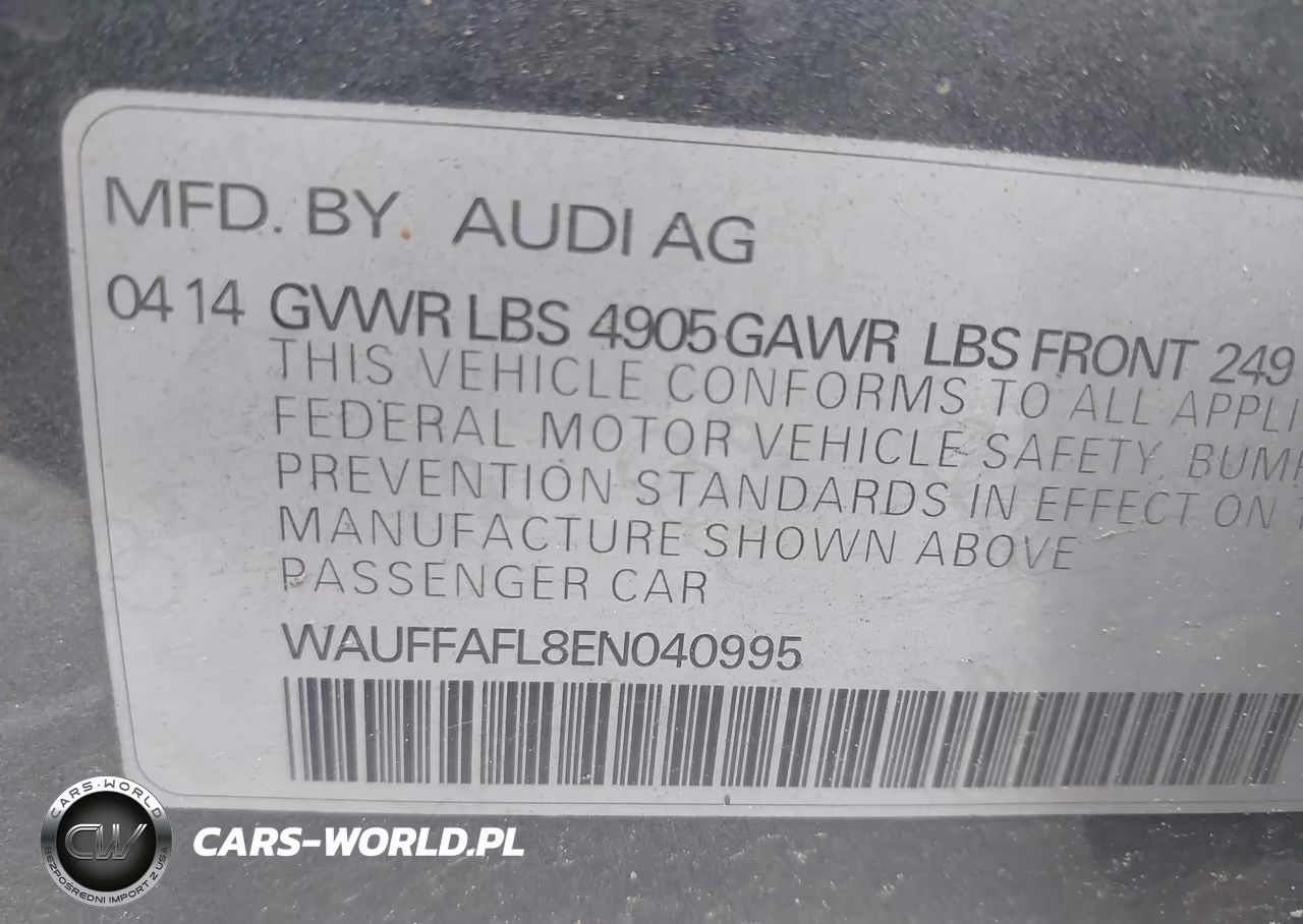 2014 Audi A4 2.0T Premium VIN:WAUFFAFL8EN040995 - 9