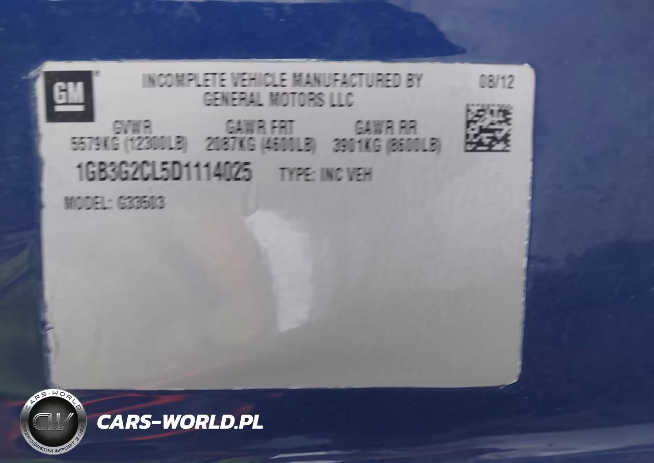 2013 Chevrolet Express Cutaway 3500 Diesel VIN:1GB3G2CL5D1114025 - 9